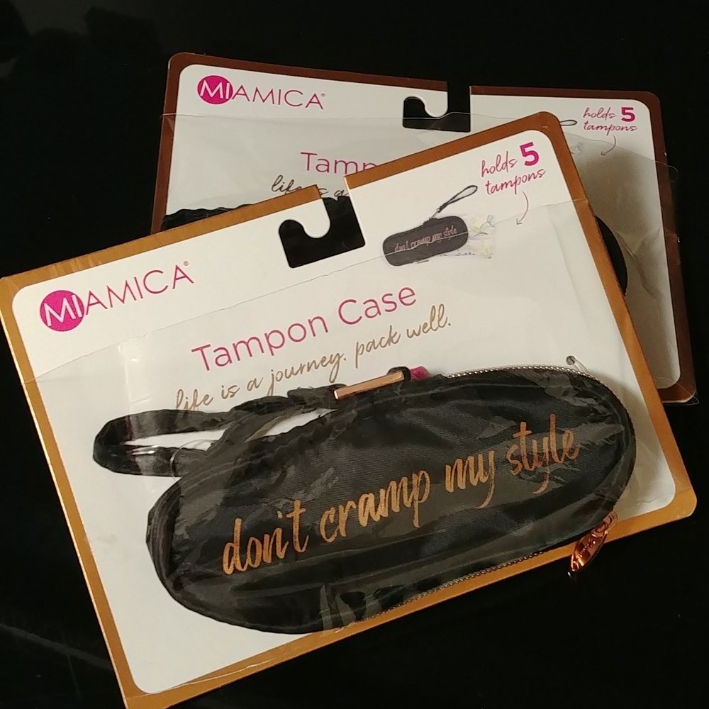 🎉2/$16 NWT 2 Piece Tampon Carry Cases